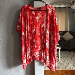 Blood Orange Kimono Cover